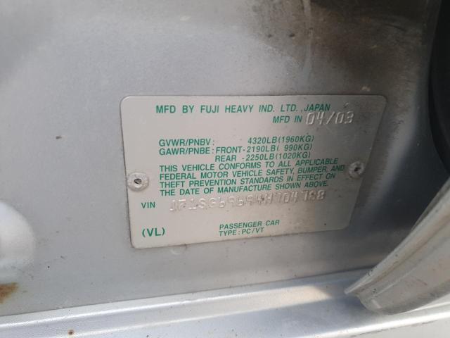Aukcja sprzedaży 2004 Subaru Forester 2, vin: JF1SG69694H704788, numer aukcji: 91591425