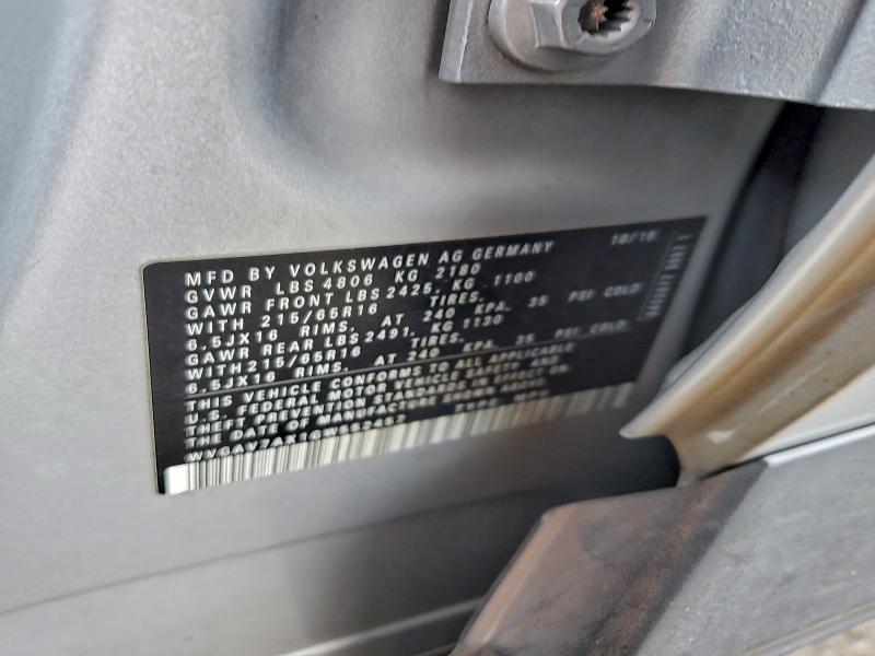 Aukcja sprzedaży 2016 Volkswagen Tiguan, vin: WVGAV7AX1GW552457, numer aukcji: 94400375