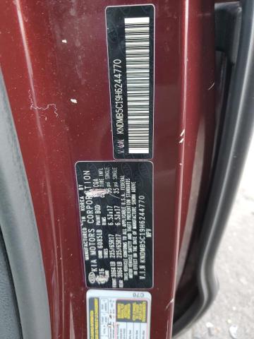 Aukcja sprzedaży 2017 Kia Sedona, vin: KNDMB5C19H6244770, numer aukcji: 92035285