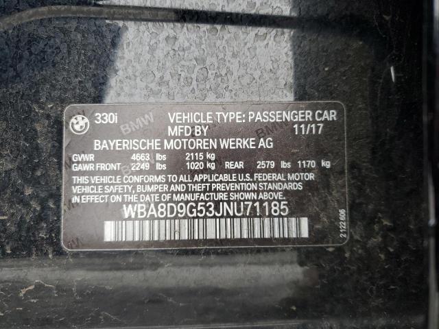 Продажа на аукционе авто 2018 Bmw 330, vin: WBA8D9G53JNU71185, номер лота: 91971615