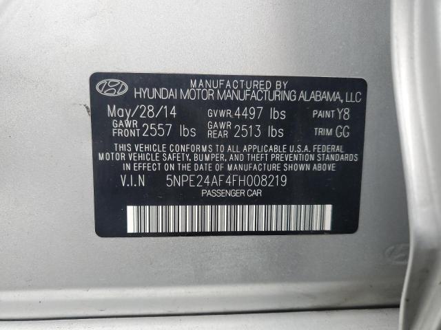 Aukcja sprzedaży 2015 Hyundai Sonata Se, vin: 5NPE24AF4FH008219, numer aukcji: 93049735