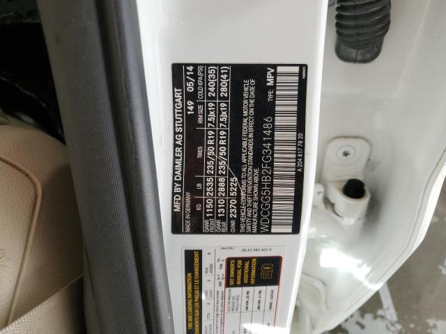 92233785 :رقم المزاد ، WDCGG5HB2FG341486 vin ، 2015 Mercedes-benz Glk مزاد بيع