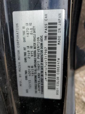 Продажа на аукционе авто 2016 Mazda 3 Sport, vin: JM1BM1U74G1317987, номер лота: 91906775