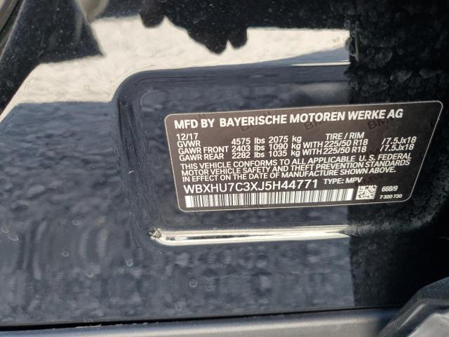 2018 Bmw X1 მანქანა იყიდება აუქციონზე, vin: WBXHU7C3XJ5H44771, აუქციონის ნომერი: 90584465