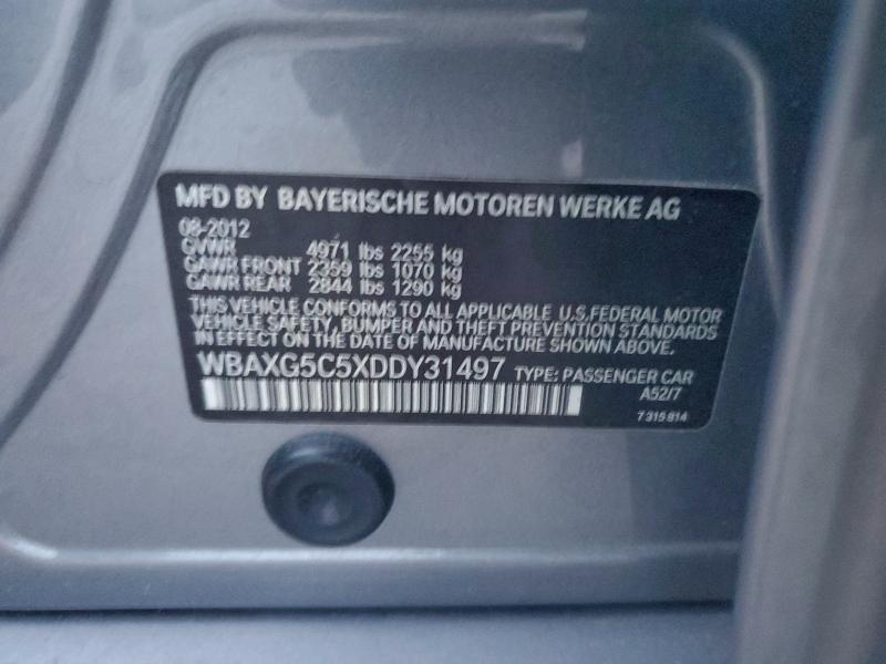 94213115 :رقم المزاد ، WBAXG5C5XDDY31497 vin ، 2013 Bmw 528 مزاد بيع