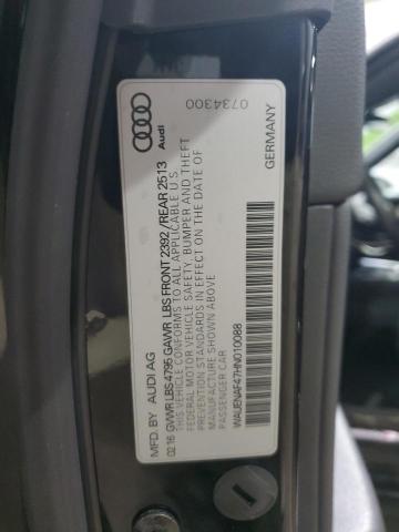Продаж на аукціоні авто 2017 Audi A4 Premium, vin: WAUENAF47HN010088, номер лоту: 90920515