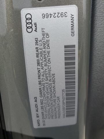 Продажа на аукционе авто 2023 Audi A7, vin: WAUV2BF29PN017135, номер лота: 91082305