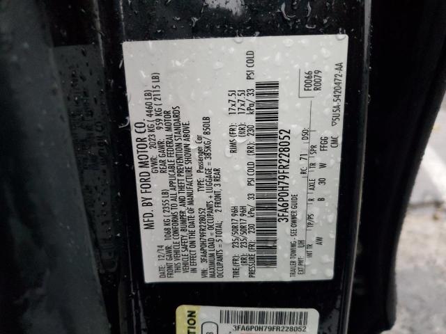 Aukcja sprzedaży 2015 Ford Fusion Se, vin: 3FA6P0H79FR228052, numer aukcji: 93153145