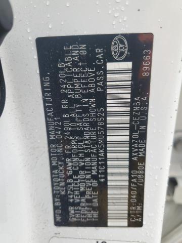 2021 Toyota Camry მანქანა იყიდება აუქციონზე, vin: 4T1C11AK5MU578525, აუქციონის ნომერი: 93510795