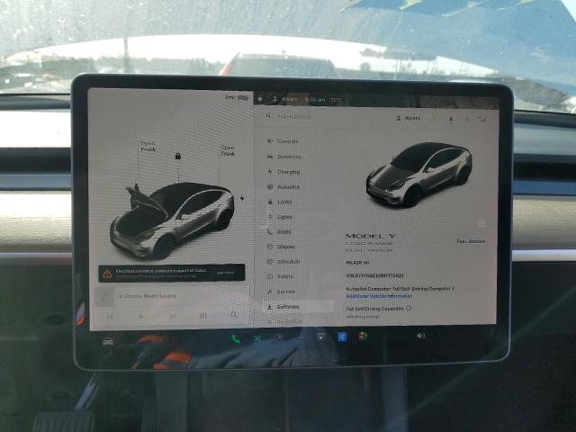 2021 Tesla Model Y მანქანა იყიდება აუქციონზე, vin: 5YJYGAEE4MF179921, აუქციონის ნომერი: 90037975