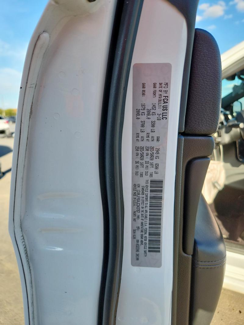 Продажа на аукционе авто 2018 Jeep Grand Cherokee, vin: 1C4RJFAG4JC343767, номер лота: 91945065
