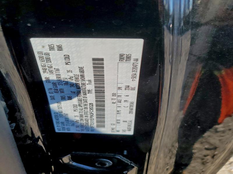Aukcja sprzedaży 2016 Ford F150, vin: 1FTEX1EP9GFC95328, numer aukcji: 93782165