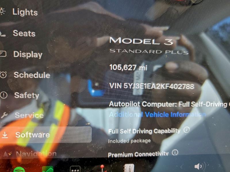 Auction sale of the 2019 Tesla Model 3, vin: 5YJ3E1EA2KF402788, lot number: 92749115