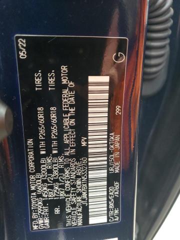 91037155 :رقم المزاد ، JTJAM7BX1N5332760 vin ، 2022 Lexus Gx 460 مزاد بيع