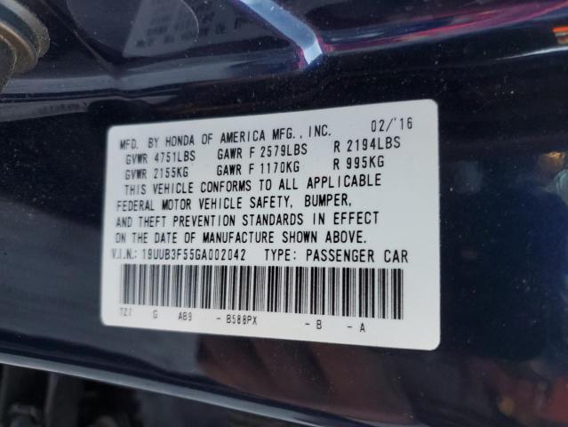 Продажа на аукционе авто 2016 Acura Tlx Tech, vin: 19UUB3F55GA002042, номер лота: 92179505
