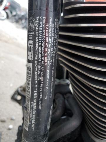 91898385 :رقم المزاد ، 1HD1KRM1XEB646761 vin ، 2014 Harley-davidson Flhxs مزاد بيع