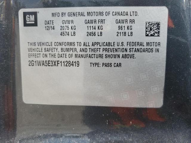 90256005 :رقم المزاد ، 2G1WA5E3XF1128419 vin ، 2015 Chevrolet Impala Lim مزاد بيع