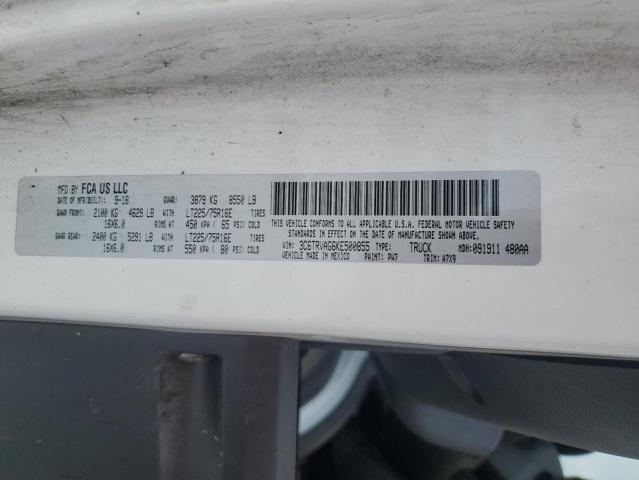 Aukcja sprzedaży 2019 Ram Promaster 1500, vin: 3C6TRVAG6KE500855, numer aukcji: 78677255