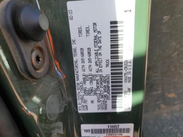 93013335 :رقم المزاد ، 5TFLA5DA0PX083621 vin ، 2023 Toyota Tundra Dou مزاد بيع