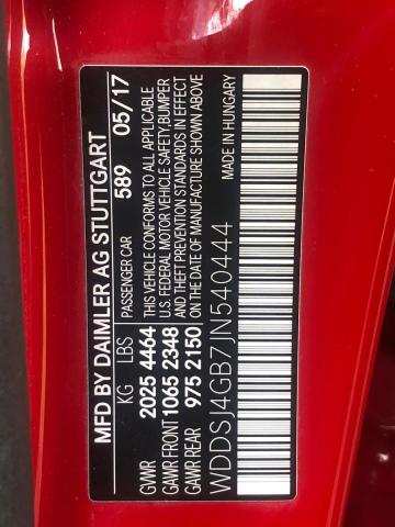 91786055 :رقم المزاد ، WDDSJ4GB7JN540444 vin ، 2018 Mercedes-benz Cla 250 4m مزاد بيع