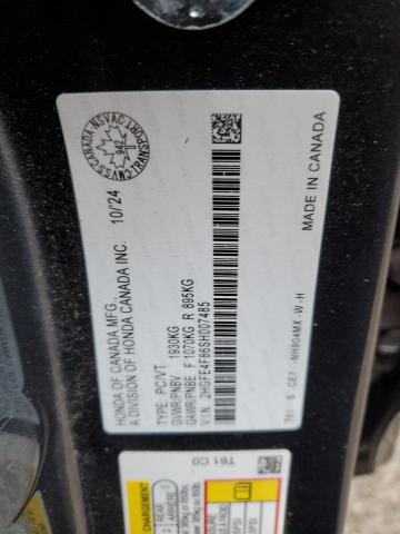 2025 Honda Civic Spor მანქანა იყიდება აუქციონზე, vin: 2HGFE4F86SH007485, აუქციონის ნომერი: 91484255