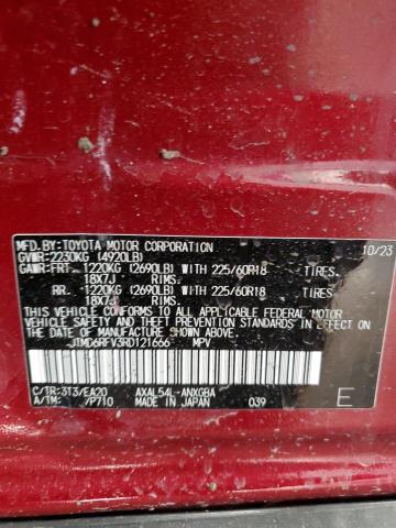 Aukcja sprzedaży 2024 Toyota Rav4, vin: JTMD6RFV3RD121666, numer aukcji: 90939535