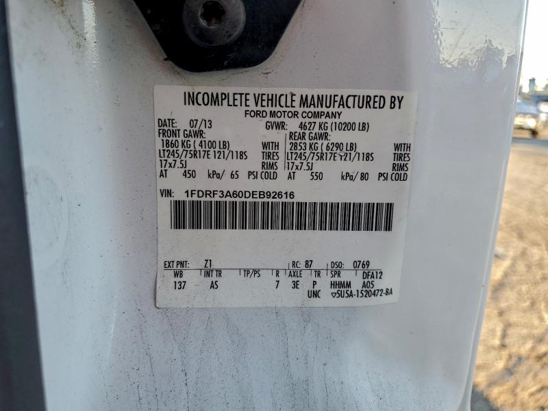 Продажа на аукционе авто 2013 Ford F350, vin: 1FDRF3A60DEB92616, номер лота: 92620375