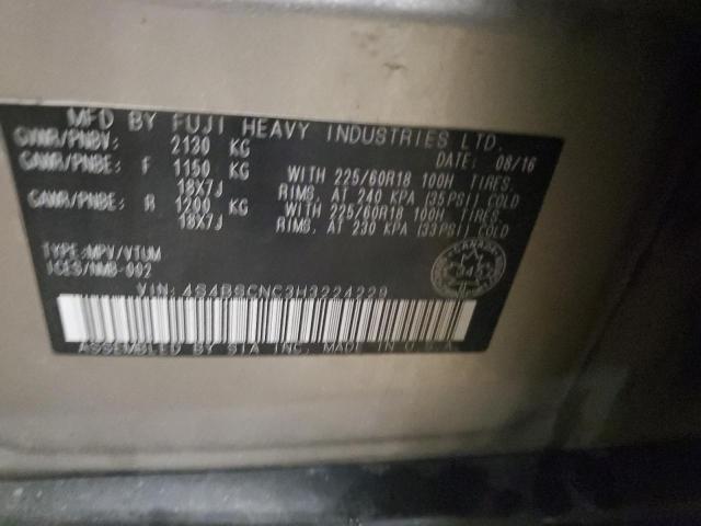 Продаж на аукціоні авто 2017 Subaru Outback, vin: 4S4BSCNC3H3224229, номер лоту: 92254645