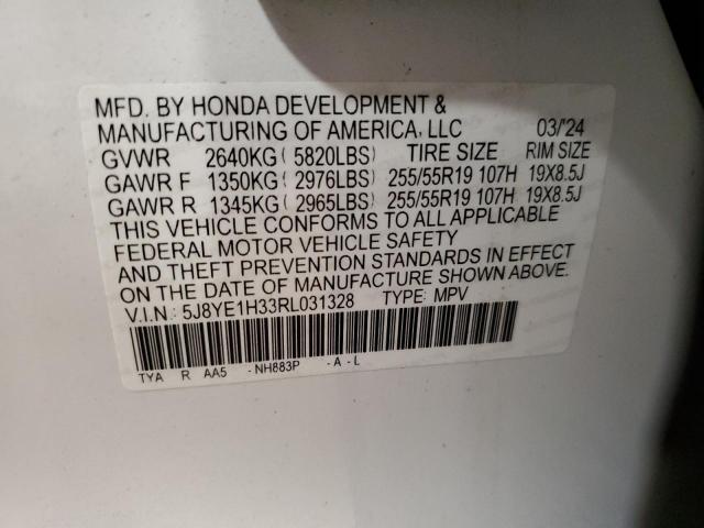 Aukcja sprzedaży 2024 Acura Mdx, vin: 5J8YE1H33RL031328, numer aukcji: 91391295