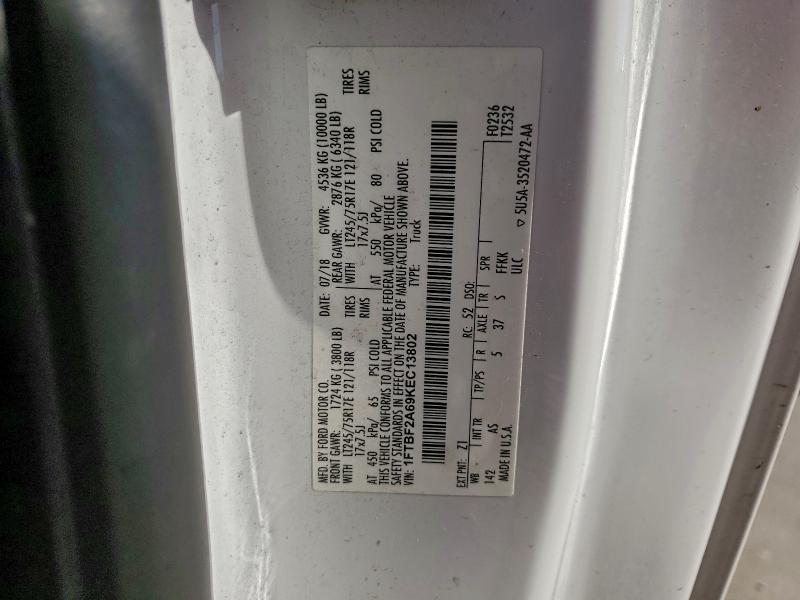 Продажа на аукционе авто 2019 Ford F250, vin: 1FTBF2A69KEC13802, номер лота: 91913535