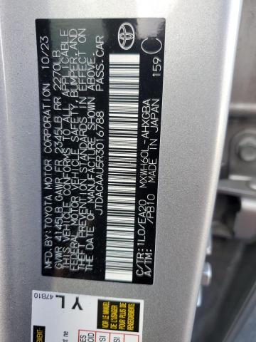 91829505 :رقم المزاد ، JTDACAAU5R3016788 vin ، 2024 Toyota Prius مزاد بيع
