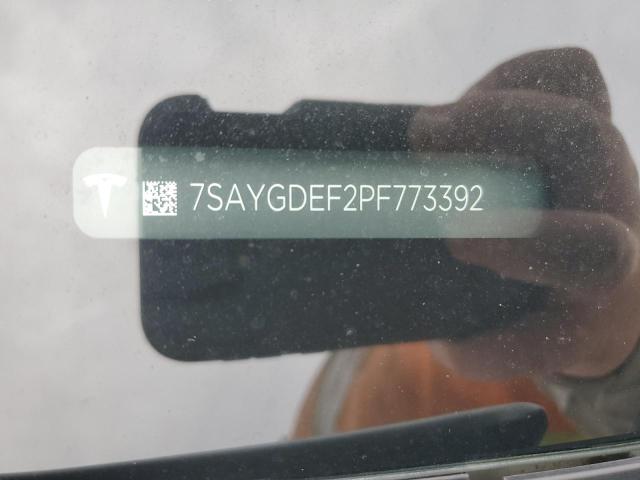 Aukcja sprzedaży 2023 Tesla Model Y, vin: 7SAYGDEF2PF773392, numer aukcji: 91063325
