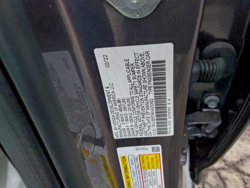 Продажа на аукционе авто 2022 Acura Tlx, vin: 19UUB5F59NA000822, номер лота: 93960765