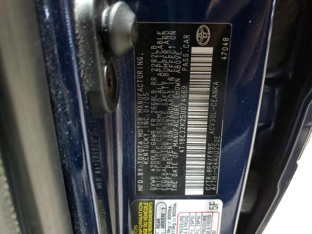 93525895 :رقم المزاد ، 4T1BE32K25U074669 vin ، 2005 Toyota Camry Le مزاد بيع
