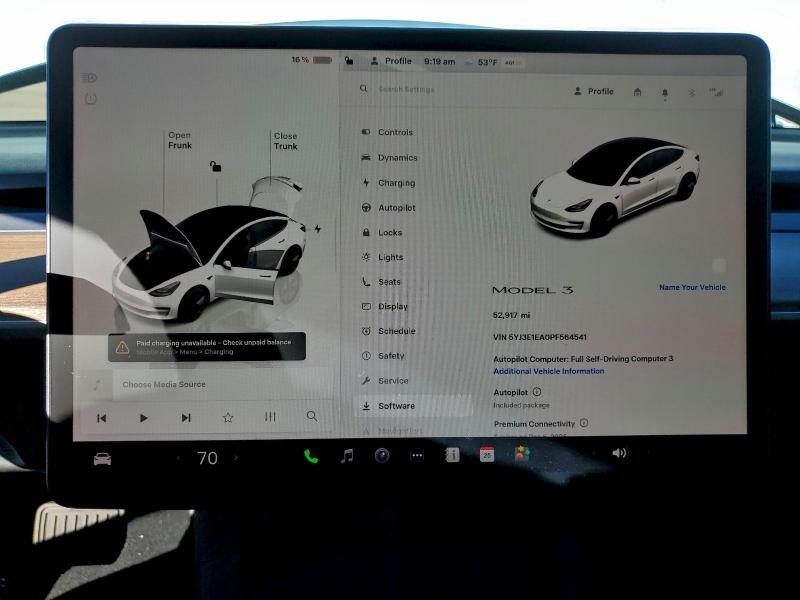 Aukcja sprzedaży 2023 Tesla Model 3, vin: 5YJ3E1EA0PF564541, numer aukcji: 94388035