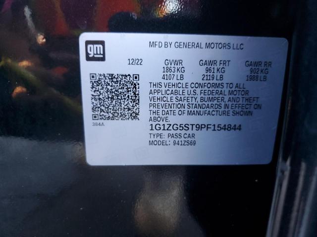 Aukcja sprzedaży 2023 Chevrolet Malibu, vin: 1G1ZG5ST9PF154844, numer aukcji: 85426115