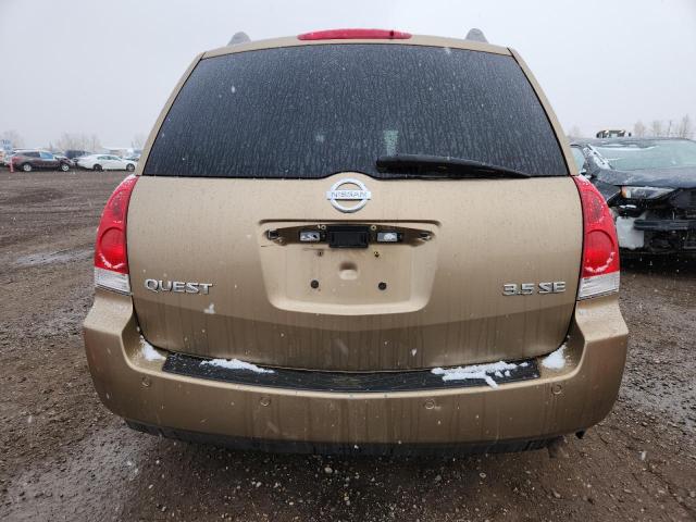2004 Nissan Quest S მანქანა იყიდება აუქციონზე, vin: 5N1BV28U24N339036, აუქციონის ნომერი: 93119325