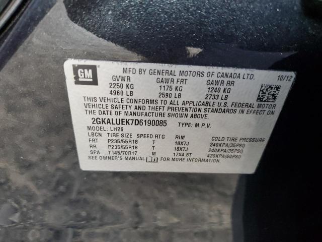Продажа на аукционе авто 2013 Gmc Terrain, vin: 2GKALUEK7D6190085, номер лота: 91908005