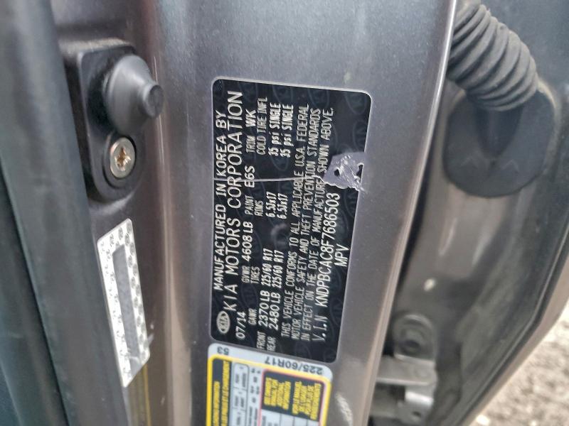 94195325 :رقم المزاد ، KNDPBCAC8F7686503 vin ، 2015 Kia Sportage مزاد بيع