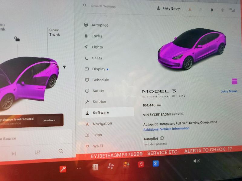 Aukcja sprzedaży 2021 Tesla Model 3, vin: 5YJ3E1EA3MF976299, numer aukcji: 91815585