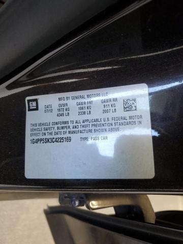 Aukcja sprzedaży 2012 Buick Verano, vin: 1G4PP5SK3C4225169, numer aukcji: 91629295