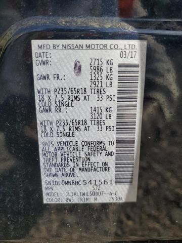 Продажа на аукционе авто 2017 Infiniti Qx60, vin: 5N1DL0MN8HC541561, номер лота: 92025255