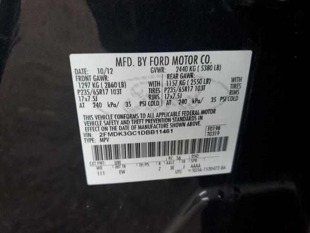 Продажа на аукционе авто 2013 Ford Edge Se, vin: 2FMDK3GC1DBB11461, номер лота: 92513365