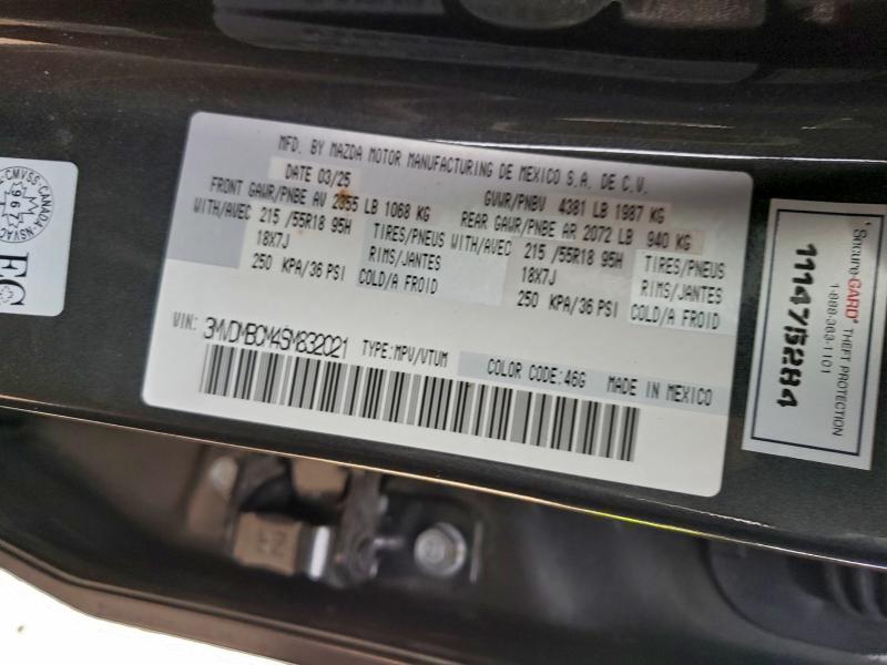2025 Mazda Cx-30 მანქანა იყიდება აუქციონზე, vin: 3MVDMBCM4SM832021, აუქციონის ნომერი: 94030305