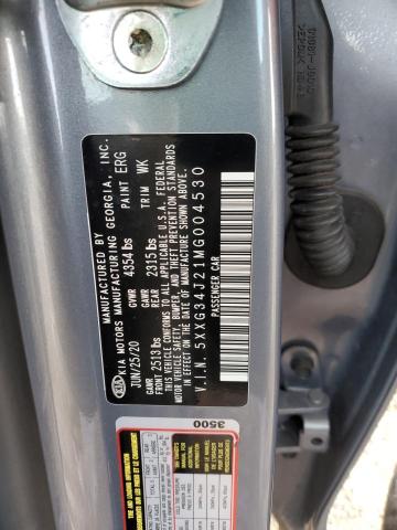 Aukcja sprzedaży 2021 Kia K5, vin: 5XXG34J21MG004530, numer aukcji: 92886415