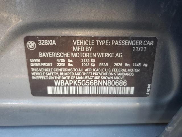Продаж на аукціоні авто 2011 Bmw 328 Xi Sul, vin: WBAPK5G56BNN80686, номер лоту: 92030345