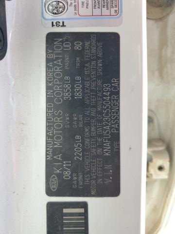 2012 Kia Forte Ex მანქანა იყიდება აუქციონზე, vin: KNAFU5A23C5504493, აუქციონის ნომერი: 91397935