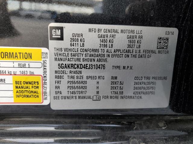Aukcja sprzedaży 2014 Buick Enclave, vin: 5GAKRCKD4EJ310476, numer aukcji: 92519965