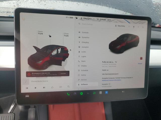 Продаж на аукціоні авто 2025 Tesla Model Y, vin: 7SAYGAEE1SF232171, номер лоту: 92808765