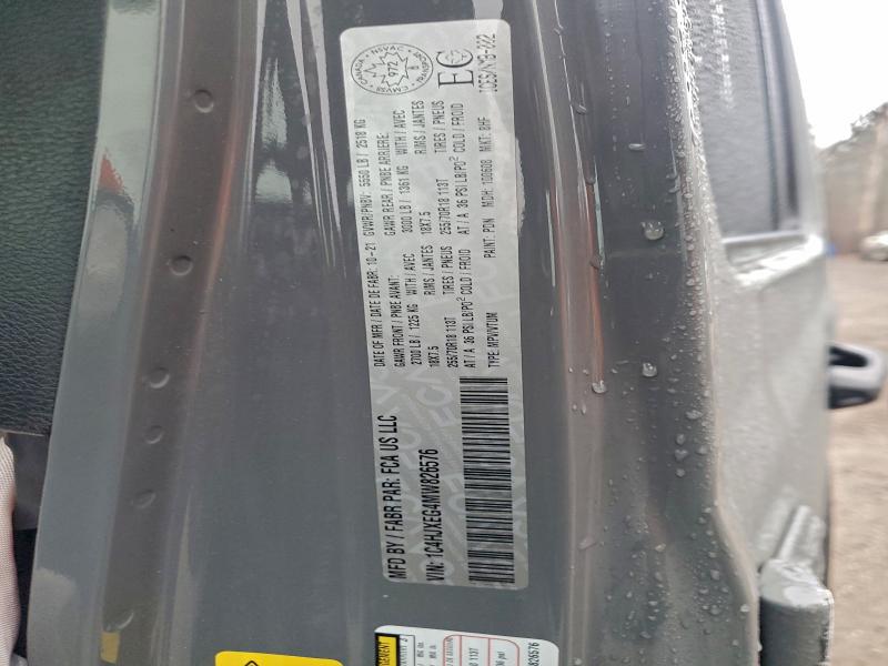 94667905 :رقم المزاد ، 1C4HJXEG4MW826576 vin ، 2021 Jeep Wrangler Unlimited مزاد بيع
